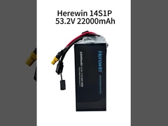 Herein 22000mAh 14S 53.2V 25C LiHv soft pack μπαταρία για UAVs