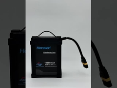 Εδώ είναι 16000mAh 12S 44.4V 25C Lipo Smart Drone μπαταρία