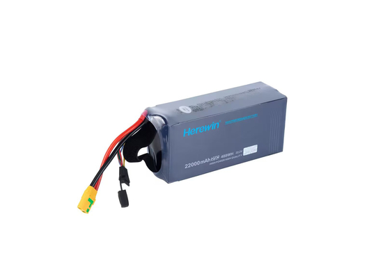 6S1P 22.2V 22000mah Λίπο μπαταρία Soft Pack Herewin Drone μπαταρία