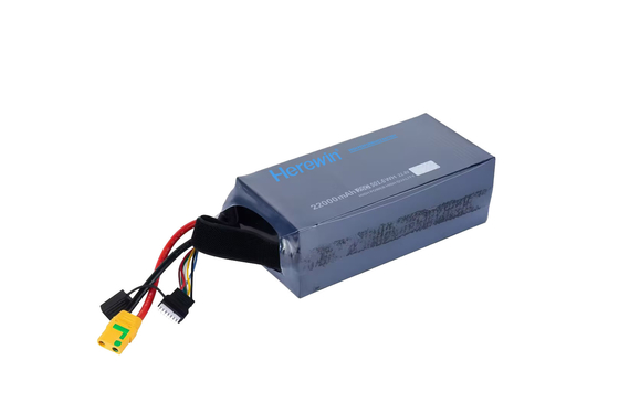 Εδώ είναι 6s 22000mah Lipo μπαταρία υψηλή τάση 22,8V Για UAV Drone μπαταρία 22000mah