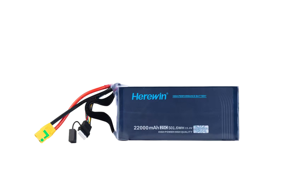 6S22.8V 22Ah LiHv Uav Drone μπαταρία / 2.81kg Uav μπαταρία πακέτο