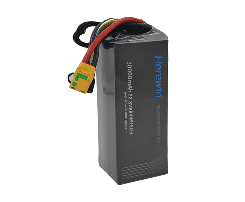 6S1P 22.8V 6s 30000mah Λίπο μπαταρία τσάντα κύτταρο υψηλής τάσης μπαταρία πακέτο