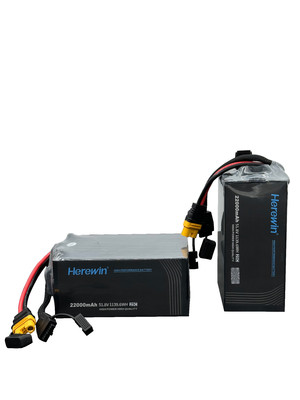 Herewin 14S 51.8V 22000mAh LiPo Uav Drone μπαταρία τσάντα πακέτο 25C μπαταρία για drones