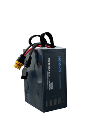 Εδώ είναι 14S 51.8V 30000mah μπαταρία λιπο 25C LiPo Pouch Pack μπαταρία Drone