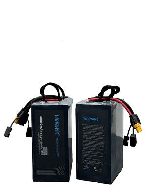 14S 53.2V 25C LiPo Soft Pack Drone μπαταρία πακέτο 30000mAh Herewin