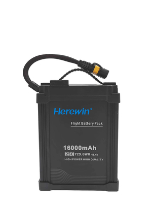 12s Lipo Pack Herewin 16000mah Lipo μπαταρία 45.6V 25C για έξυπνο UAV drone