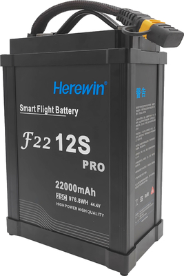 Μεγαλύτερη διάρκεια ζωής Herewin 12s 22000mah Lipo μπαταρία 44.4V 976.8wh 22AH 25C Drone Sprayer