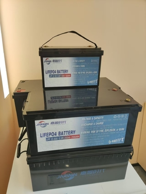 4000 κύκλοι 12V 200AH LiFePO4 μπαταρία λιθίου Pack Για EV Campers Ηλιακό σύστημα αιολικής ενέργειας