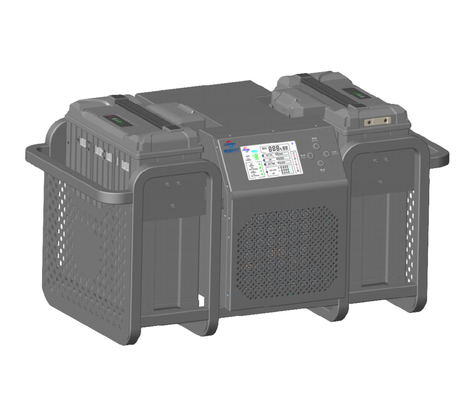 Δύο κανάλια ψύξης φορτιστή μπαταρίας AC100-290V 50-60Hz φορτιστή μπαταρίας λιθίου