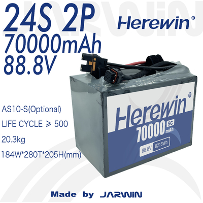 24S2P 88.8V 70000mAh Soft Pack μπαταρία για την πύλη επικοινωνίας RS485 από Herewin