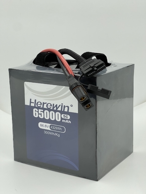 Herewin Semi-Solid State Battery 18S 66.6V 65000mAh Μια μακροχρόνια πηγή ενέργειας με ονομαστική τάση 66.6V