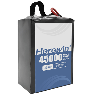 Herewin Semi Solid State Battery 12S1P 45.6V 45000mAh Για Μεγάλο Βιομηχανικό UAV Drone με υψηλό ρυθμό εκφόρτισης