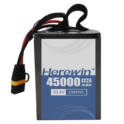 Εδώ είναι ημισφαιρική μπαταρία 14S 53.2V 45000mAh Ο τέλειος συνδυασμός της ενεργειακής πυκνότητας και της αντοχής